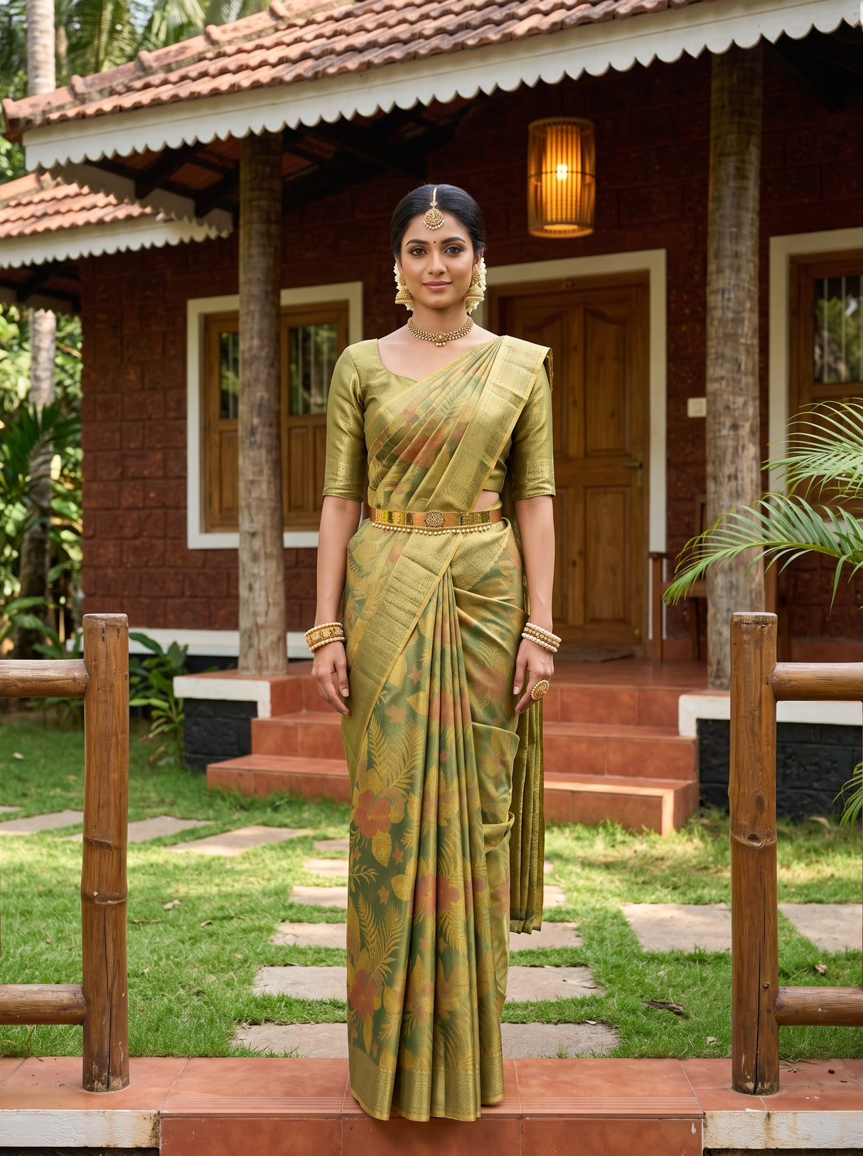 Green  Saree