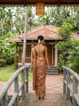 MIMOSA Magenta Saree Saree — pose 2 styling detail