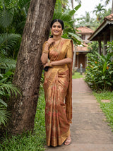 MIMOSA Magenta Saree Saree — pose 9 styling detail