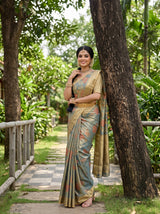 MIMOSA Sapphire Saree Saree — pose 9 styling detail