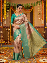 MIMOSA Maroon Kanjivaram Art Silk Saree — pose 6 styling detail
