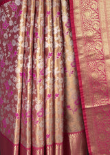 MIMOSA Gajari Kanjivaram Art Silk Saree — fleets shot full lifestyle