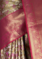 MIMOSA Maroon Kanjivaram Art Silk Saree — fleets shot full lifestyle