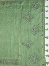 MIMOSA Saree Saree — pallu and zari work detail