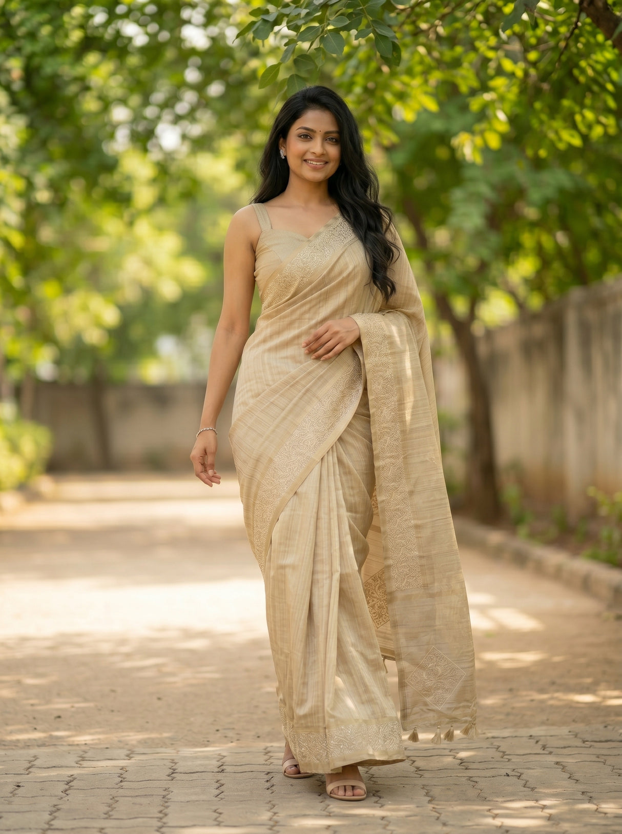 MIMOSA Saree Saree — pose 6 styling detail