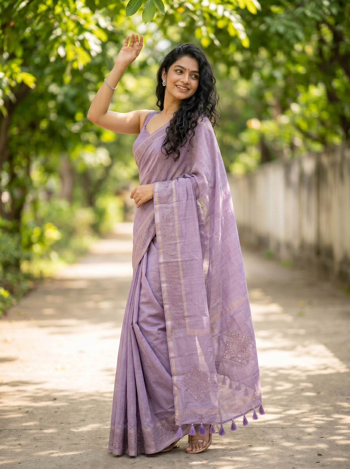 MIMOSA Saree Saree — pose 5 styling detail