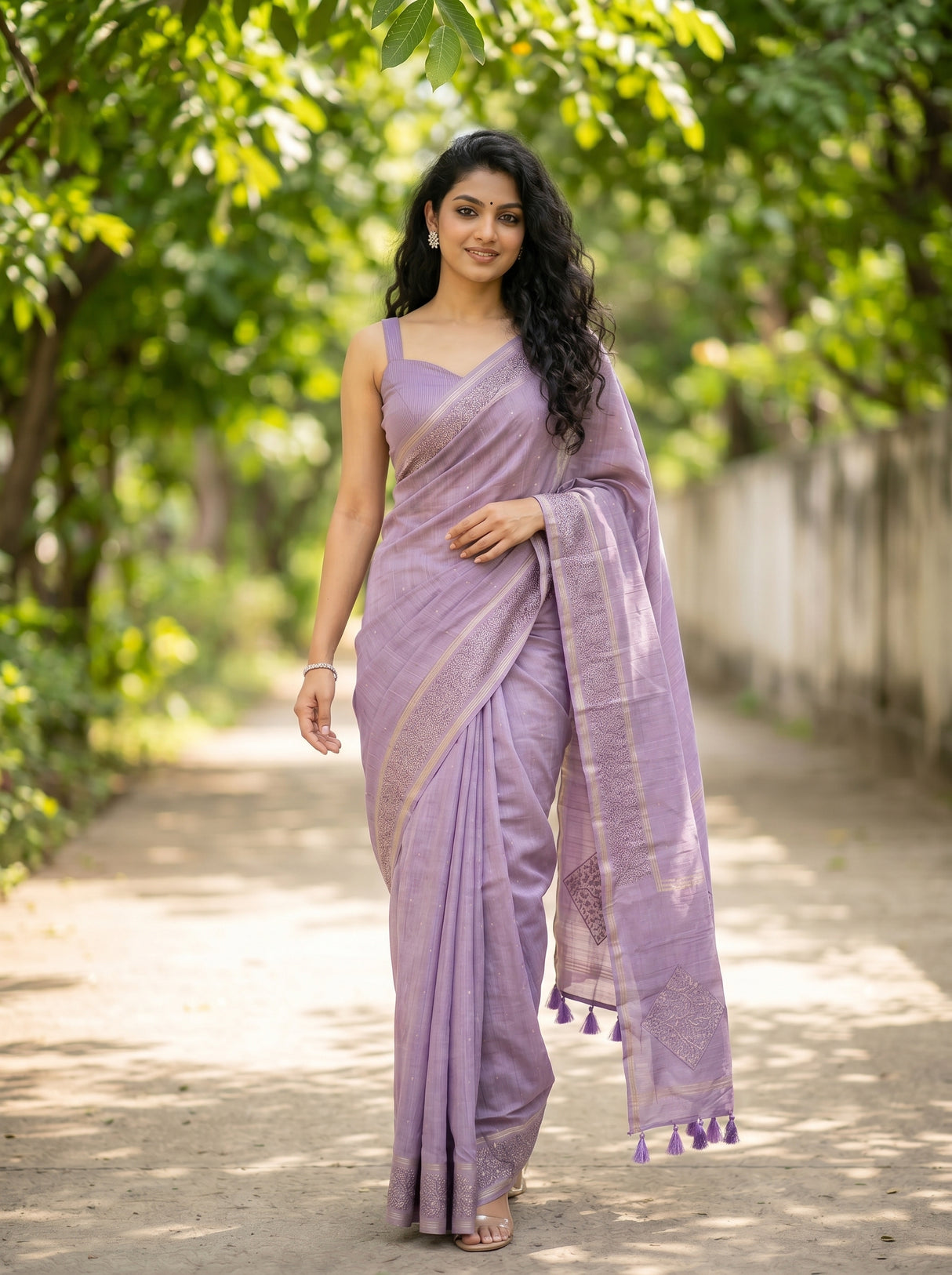 MIMOSA Saree Saree — pose 6 styling detail