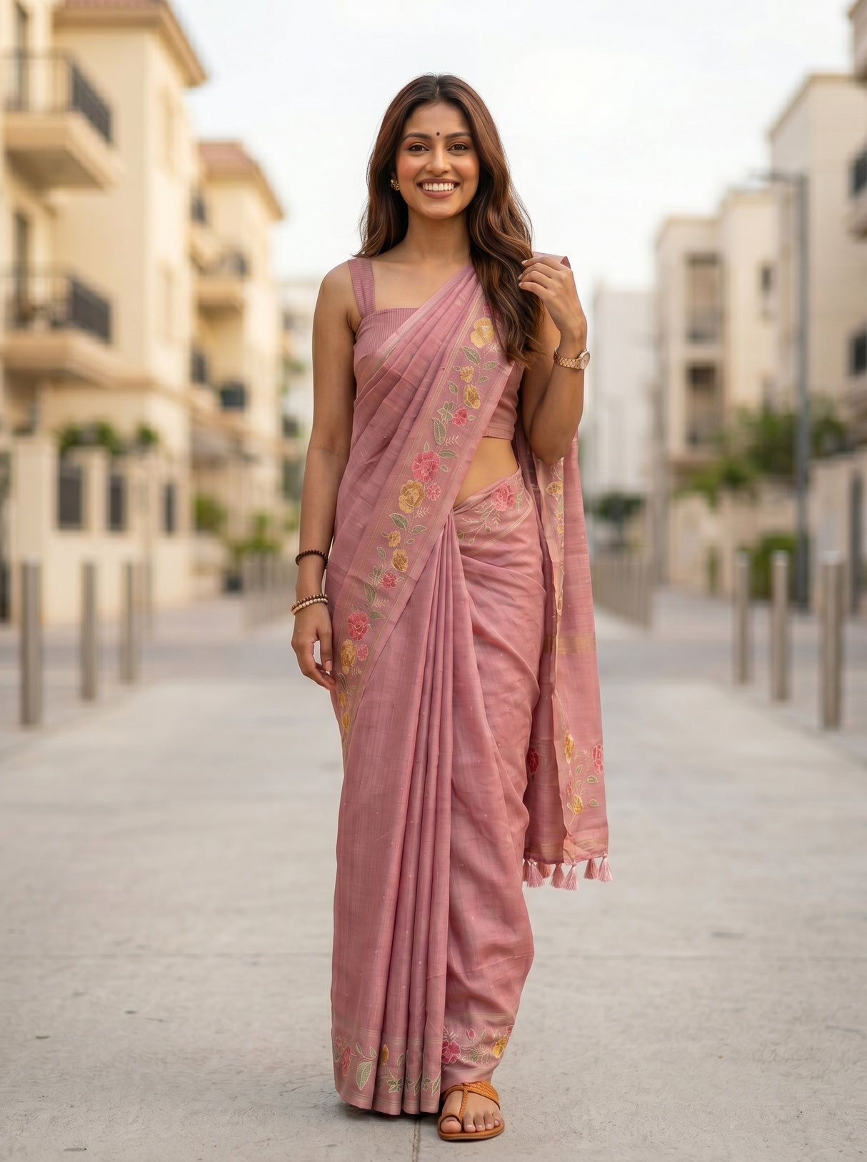 MIMOSA Saree Saree — pose 7 styling detail