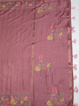 MIMOSA Saree Saree — pallu and zari work detail