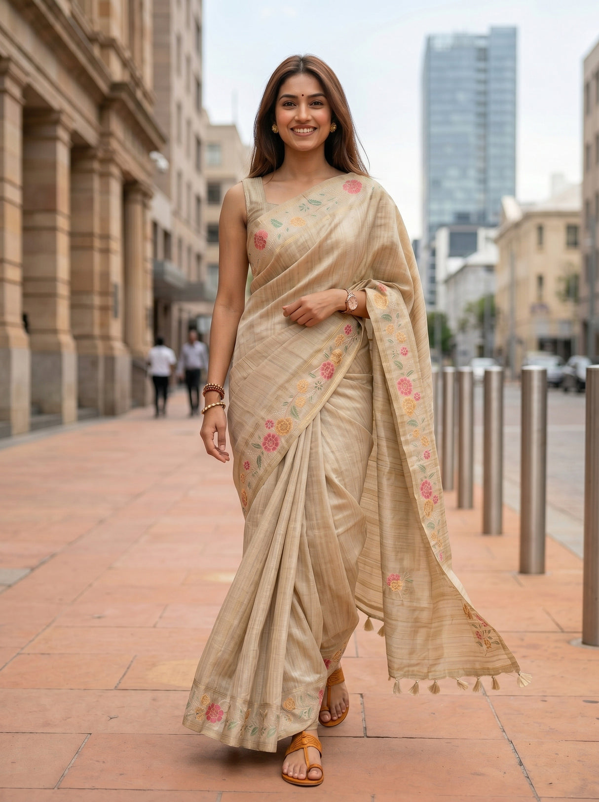 MIMOSA Saree Saree — pose 6 styling detail
