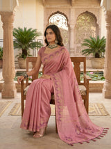 MIMOSA Gajari Saree Saree — pose 8 styling detail