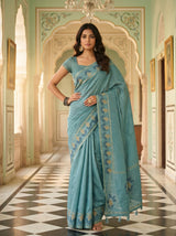 Sapphire  Saree