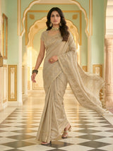 MIMOSA Tussar Saree Saree — pose 6 styling detail