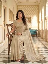 MIMOSA Tussar Saree Saree — pose 8 styling detail