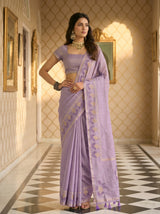 MIMOSA Violet Saree Saree — pose 4 styling detail