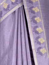 MIMOSA Violet Saree Saree — fleets shot full lifestyle