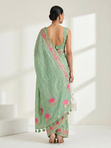 MIMOSA Saree Saree — pose 2 styling detail