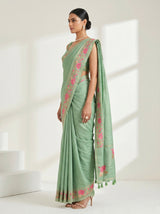 MIMOSA Saree Saree — pose 3 styling detail