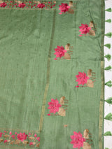 MIMOSA Saree Saree — pallu and zari work detail