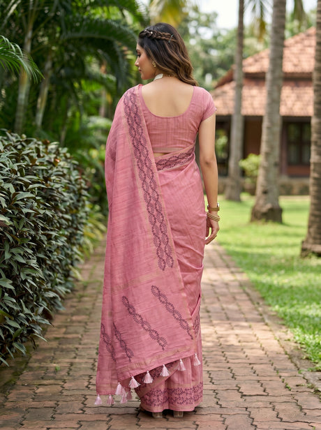 MIMOSA Saree Saree — pose 2 styling detail
