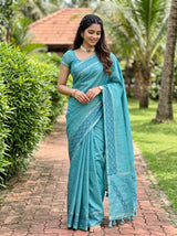 MIMOSA Saree Saree — front view on mannequin
