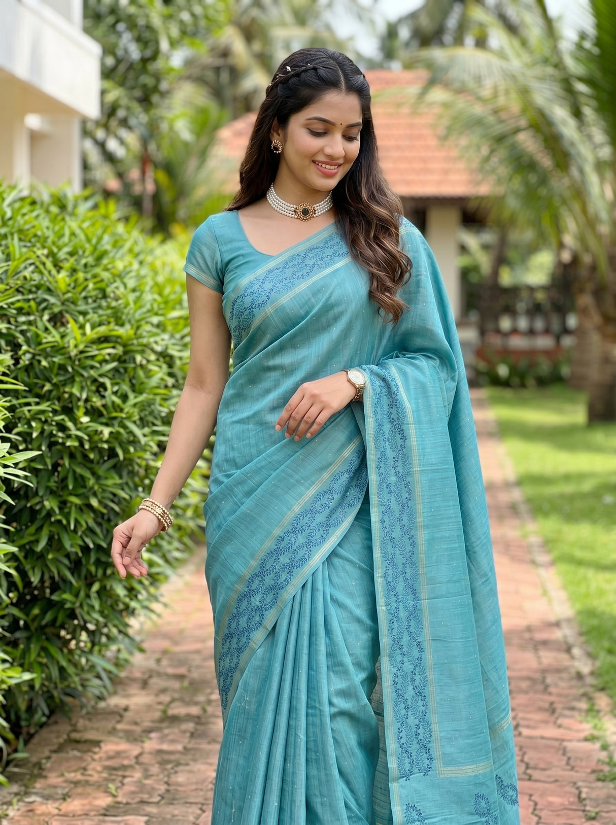 MIMOSA Saree Saree — pose 10 styling detail