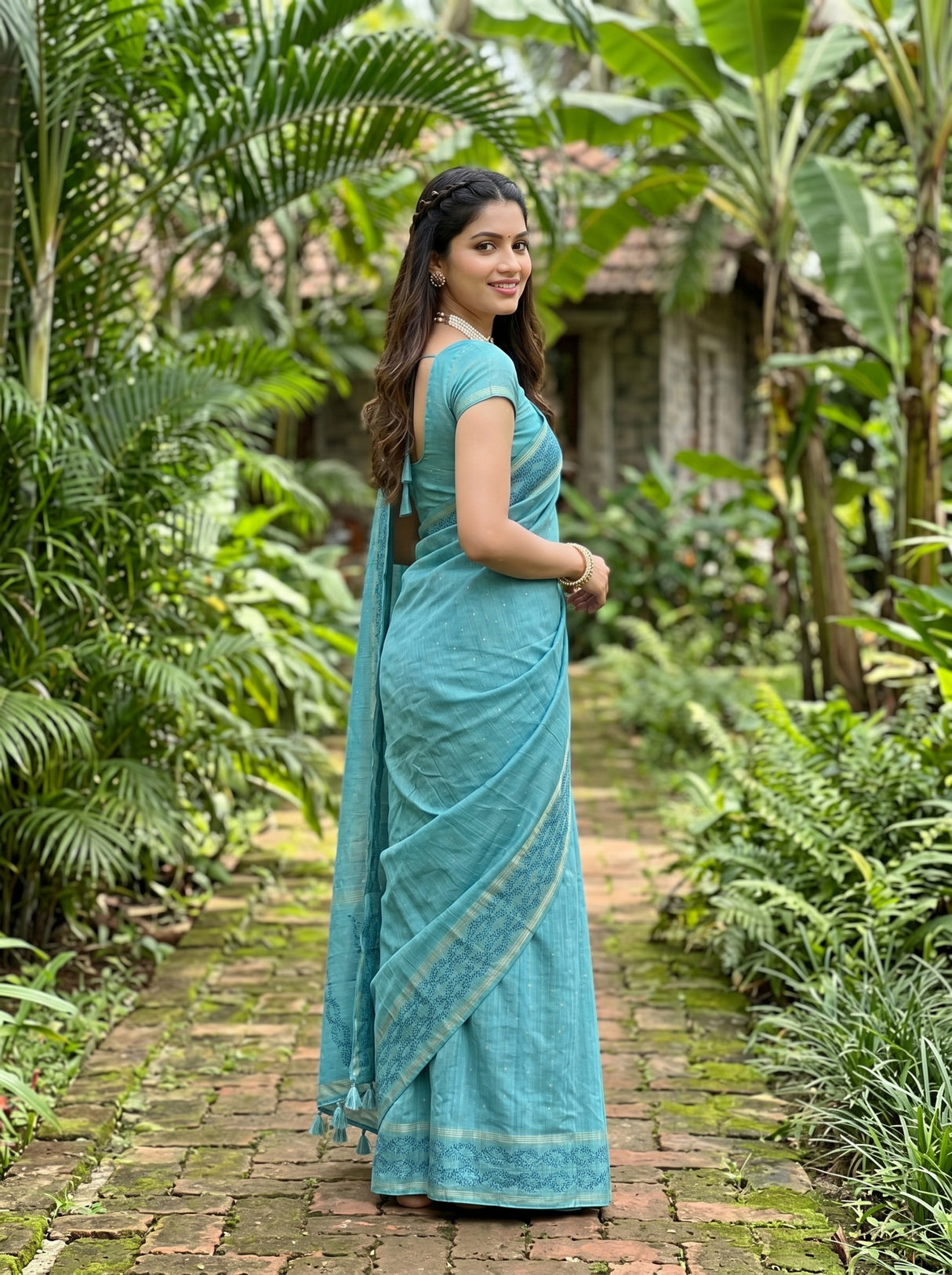 MIMOSA Saree Saree — pose 5 styling detail