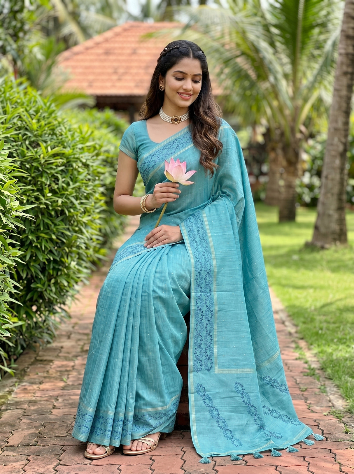 MIMOSA Saree Saree — pose 8 styling detail