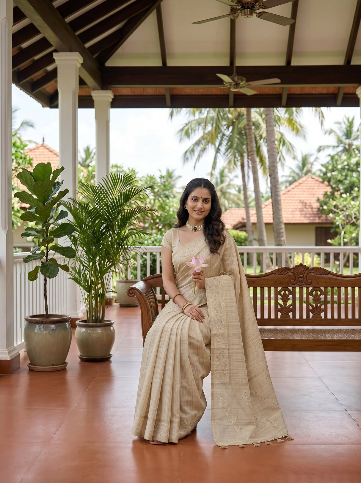 MIMOSA Saree Saree — pose 8 styling detail