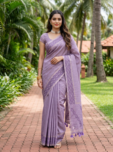 MIMOSA Saree Saree — front view on mannequin