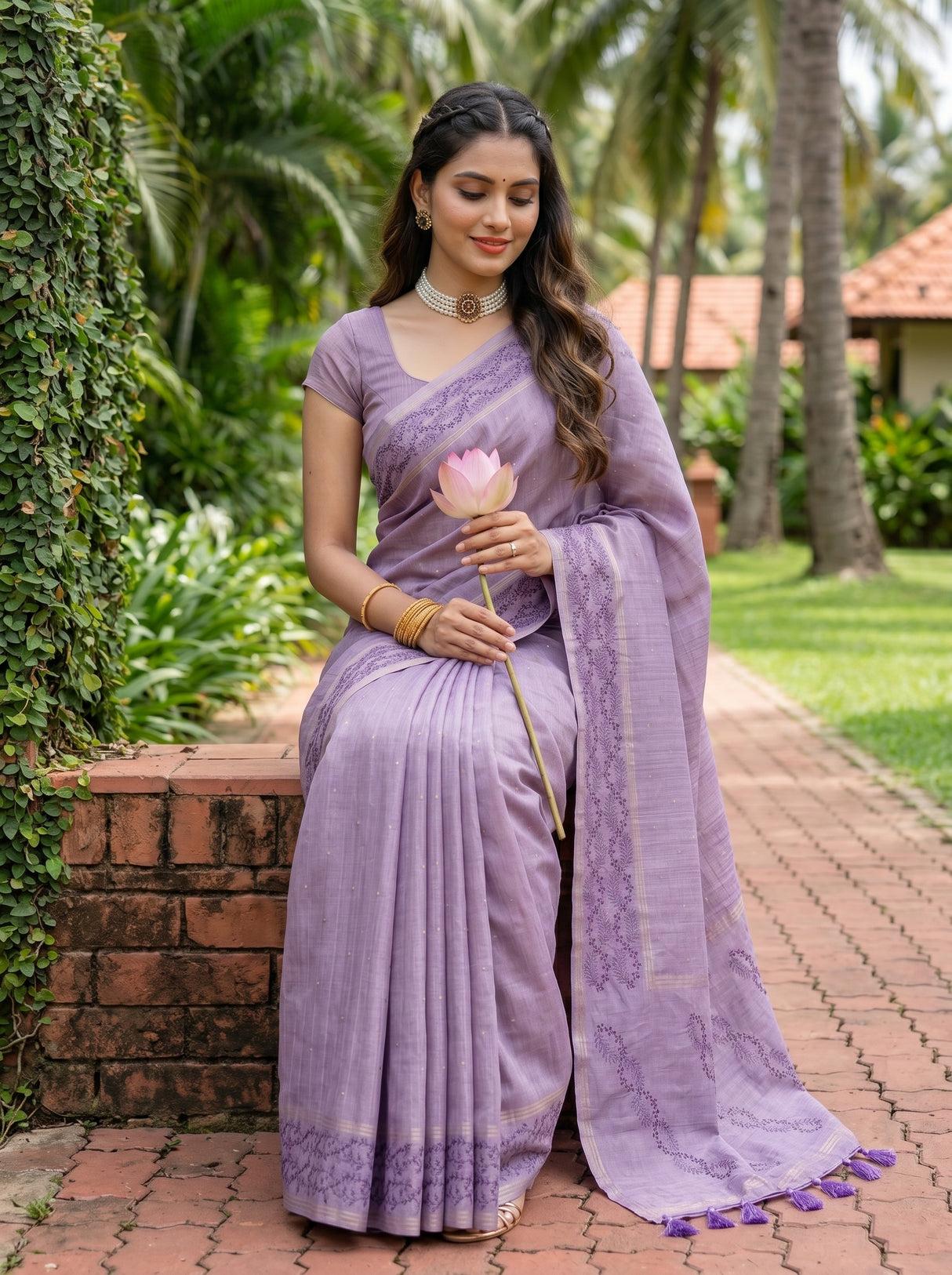 MIMOSA Saree Saree — pose 8 styling detail