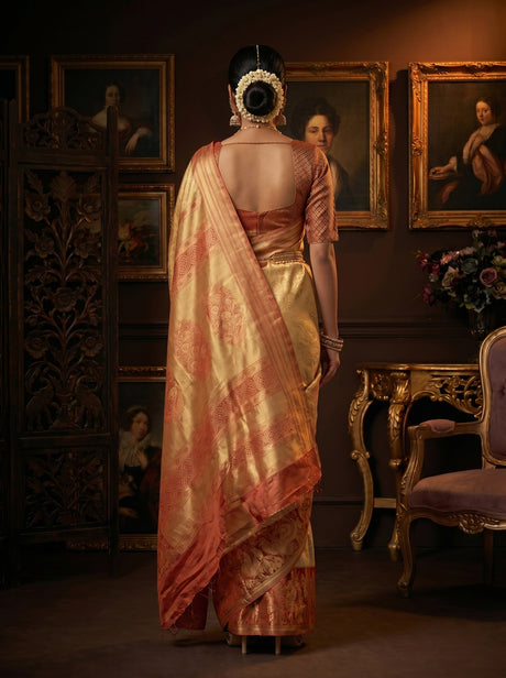 MIMOSA Saree Saree — pose 2 styling detail