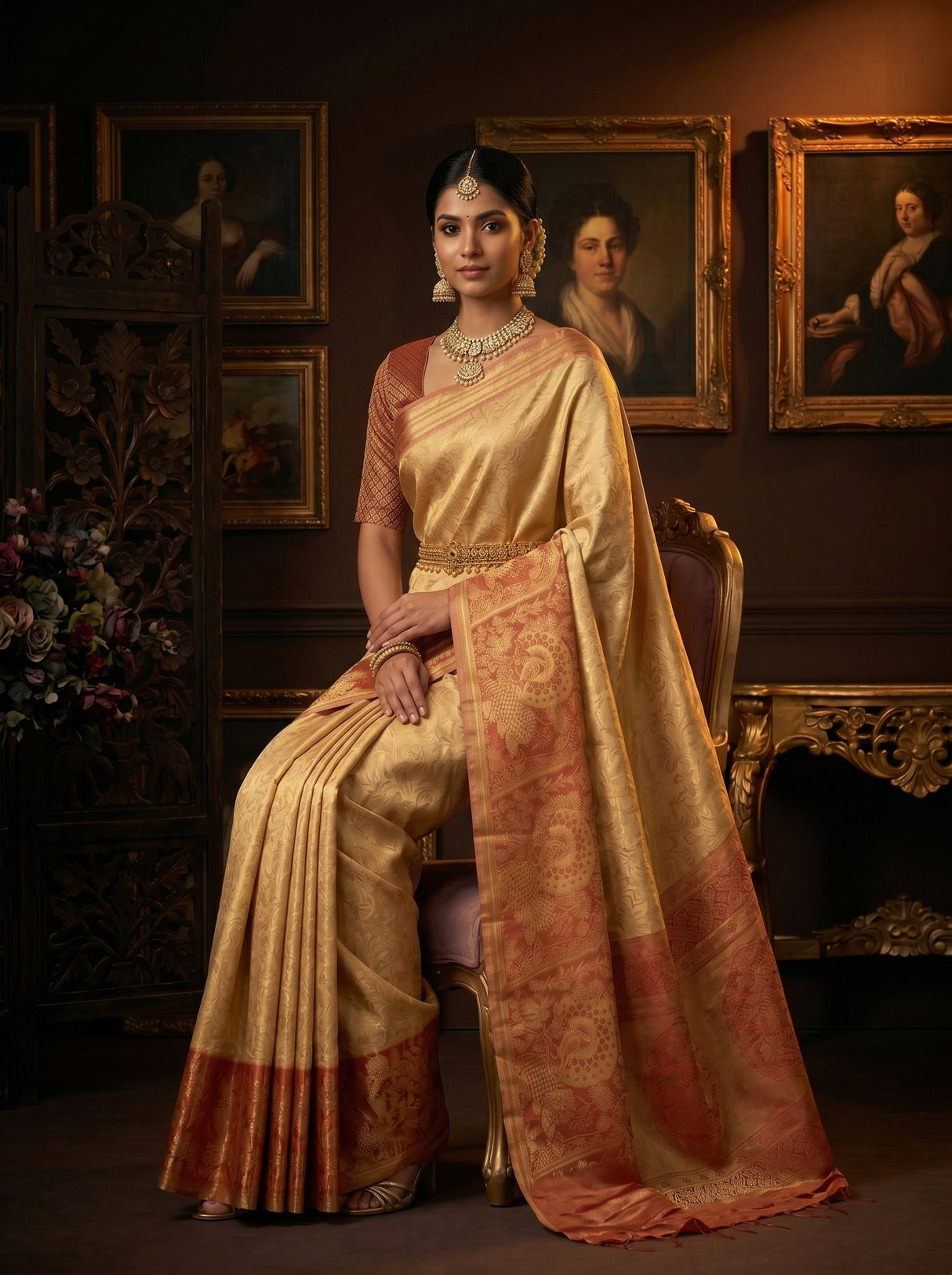 MIMOSA Saree Saree — pose 8 styling detail