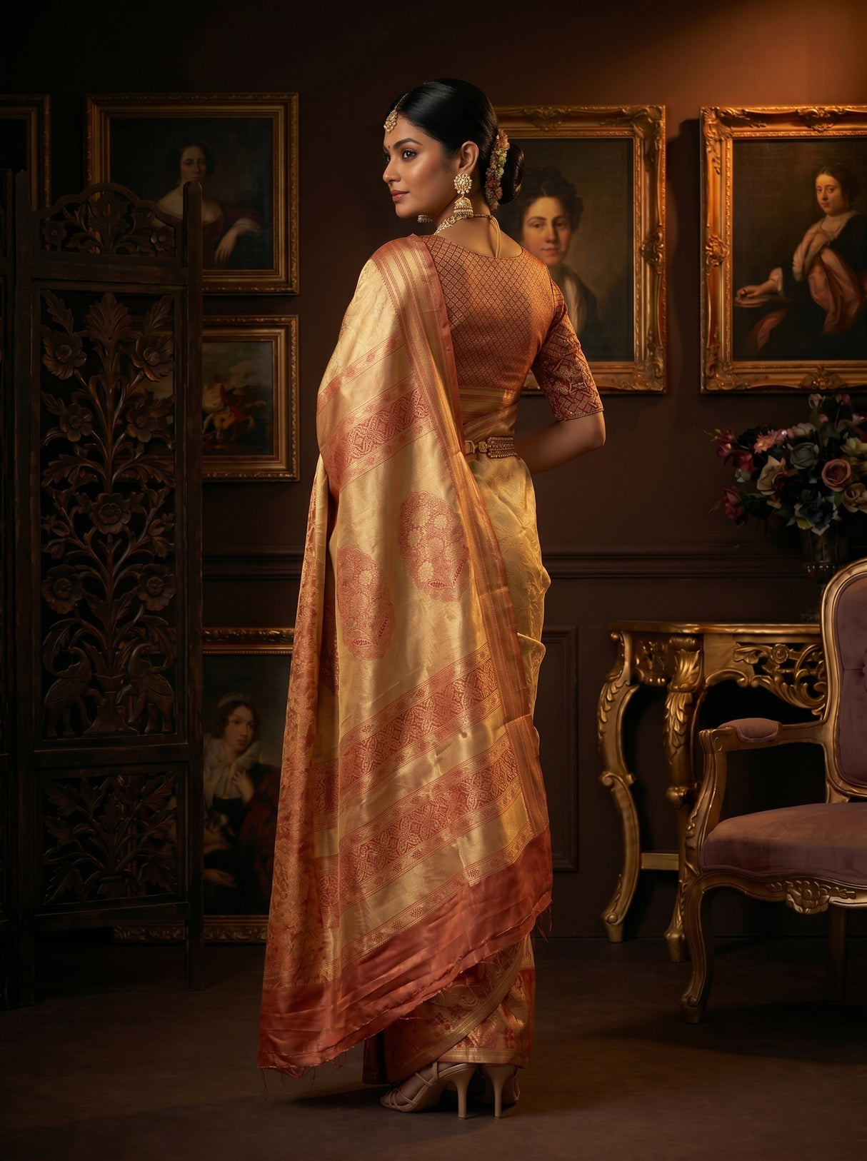 MIMOSA Saree Saree — pose 9 styling detail