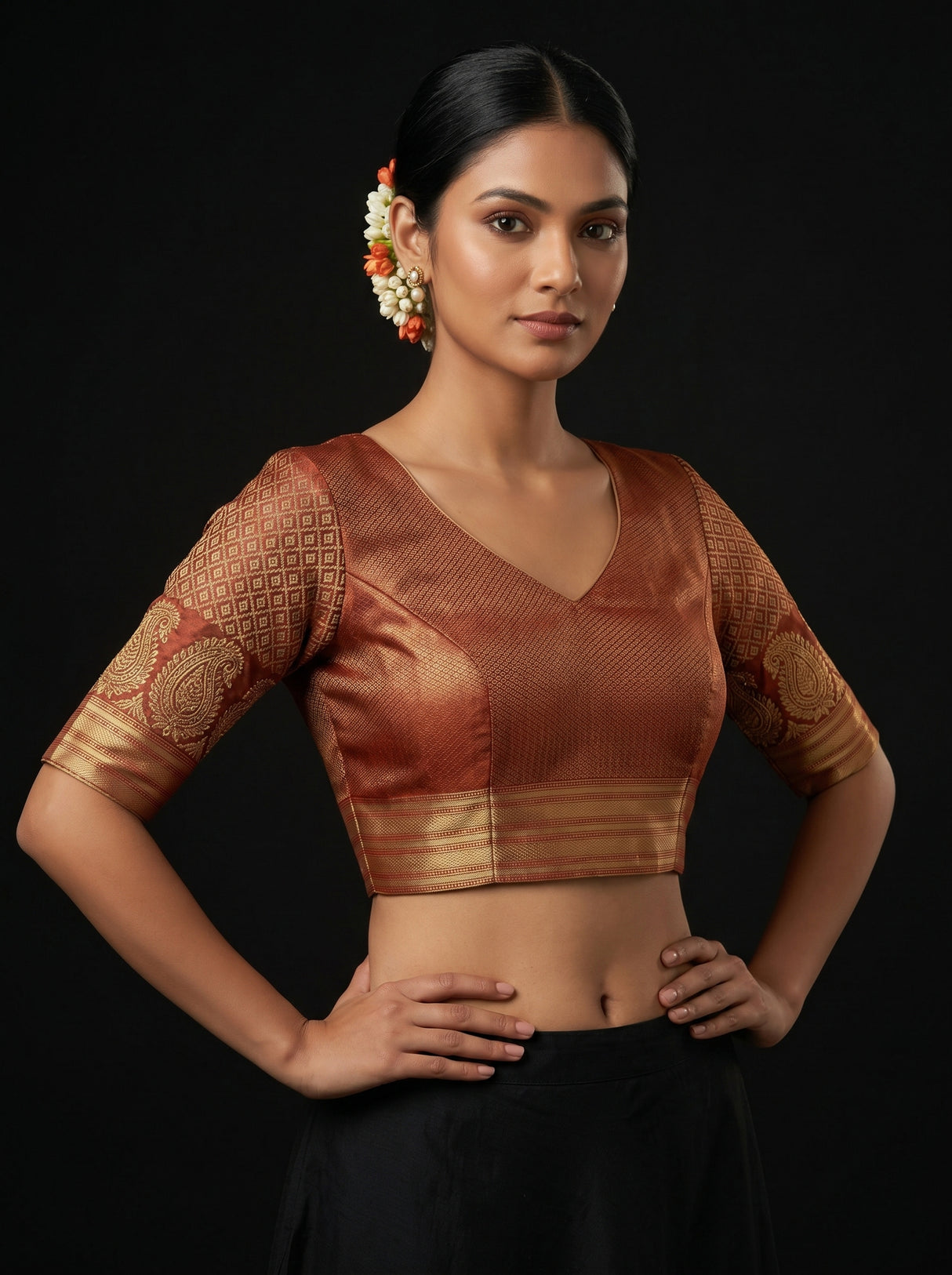 MIMOSA Saree Saree — blouse close-up