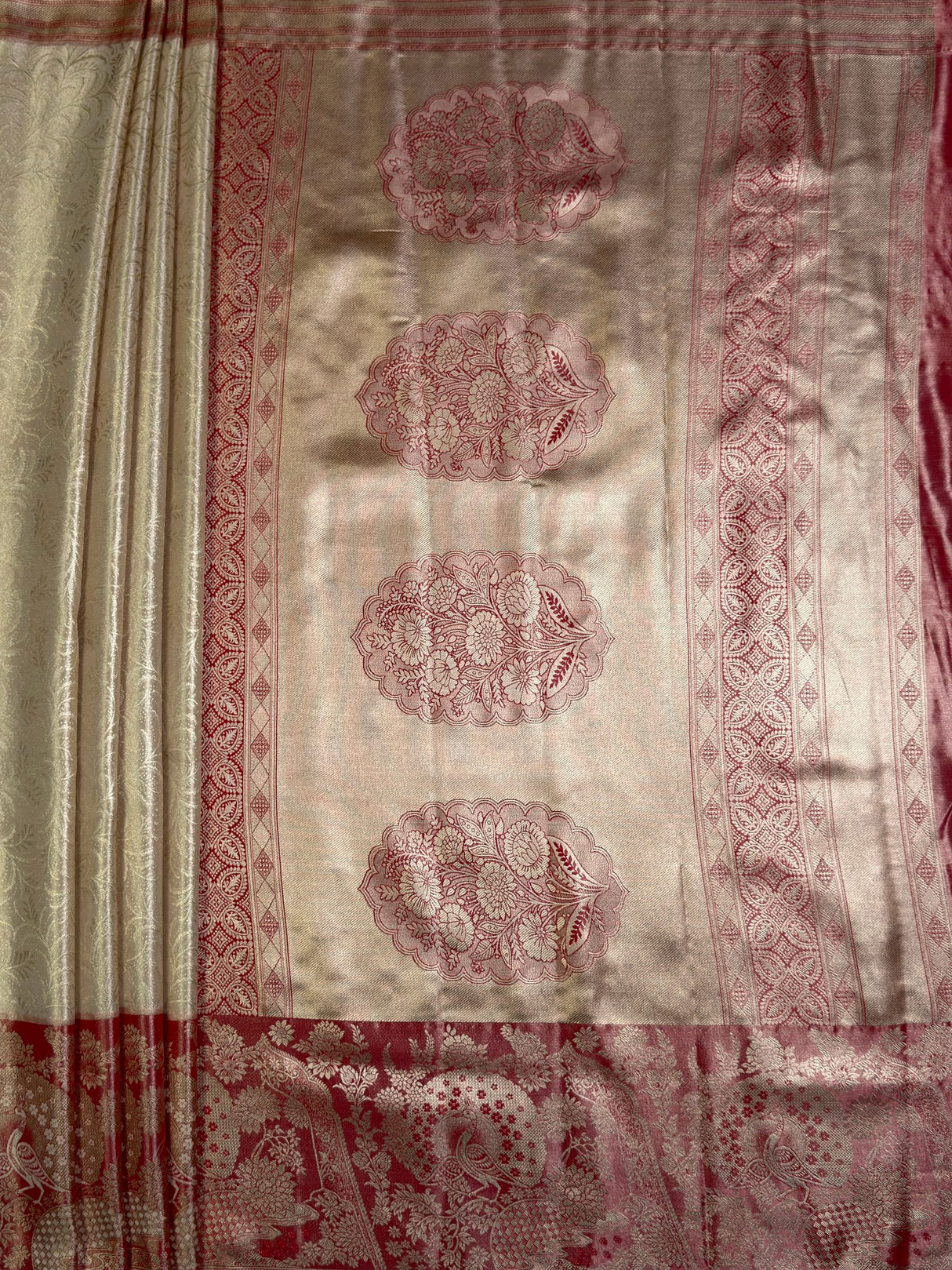 MIMOSA Saree Saree — pallu and zari work detail