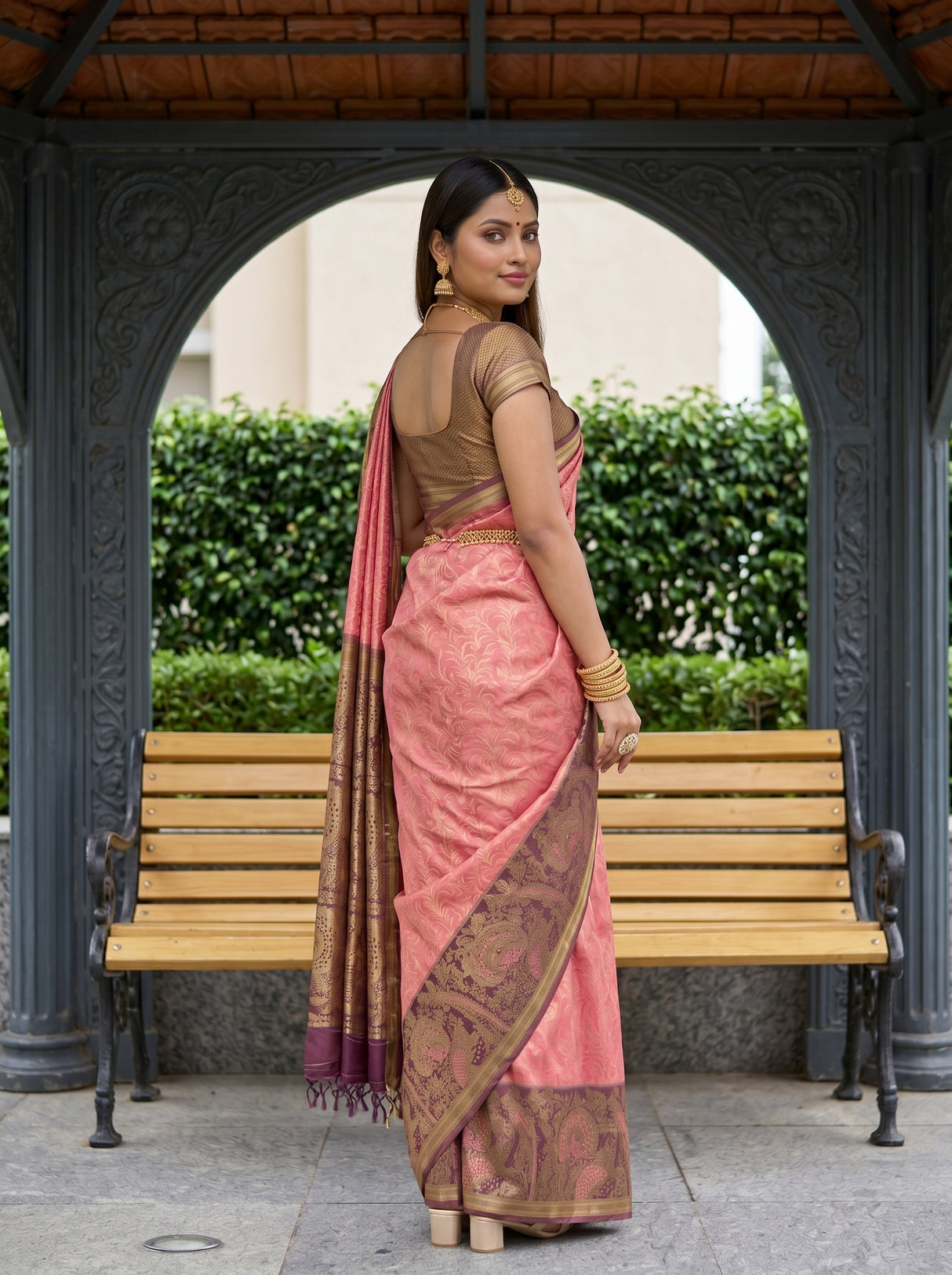 MIMOSA Saree Saree — pose 7 styling detail
