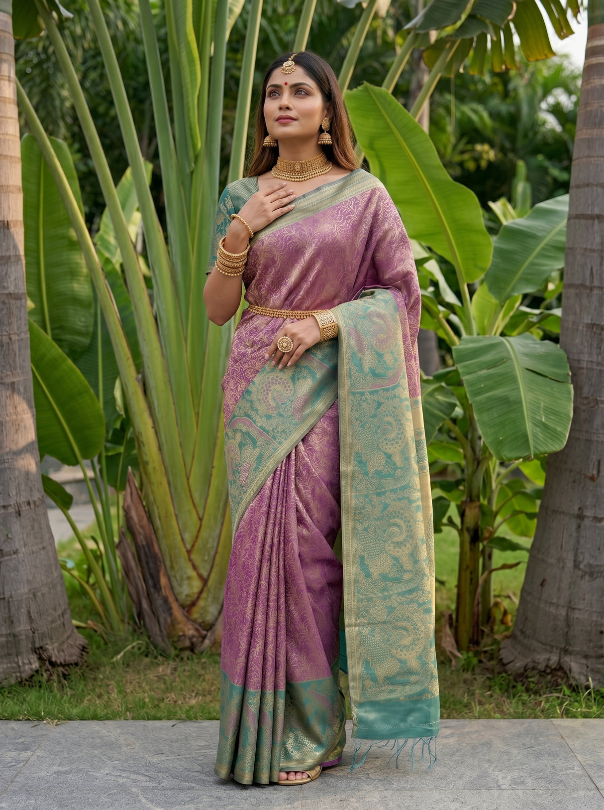 MIMOSA Saree Saree — pose 5 styling detail
