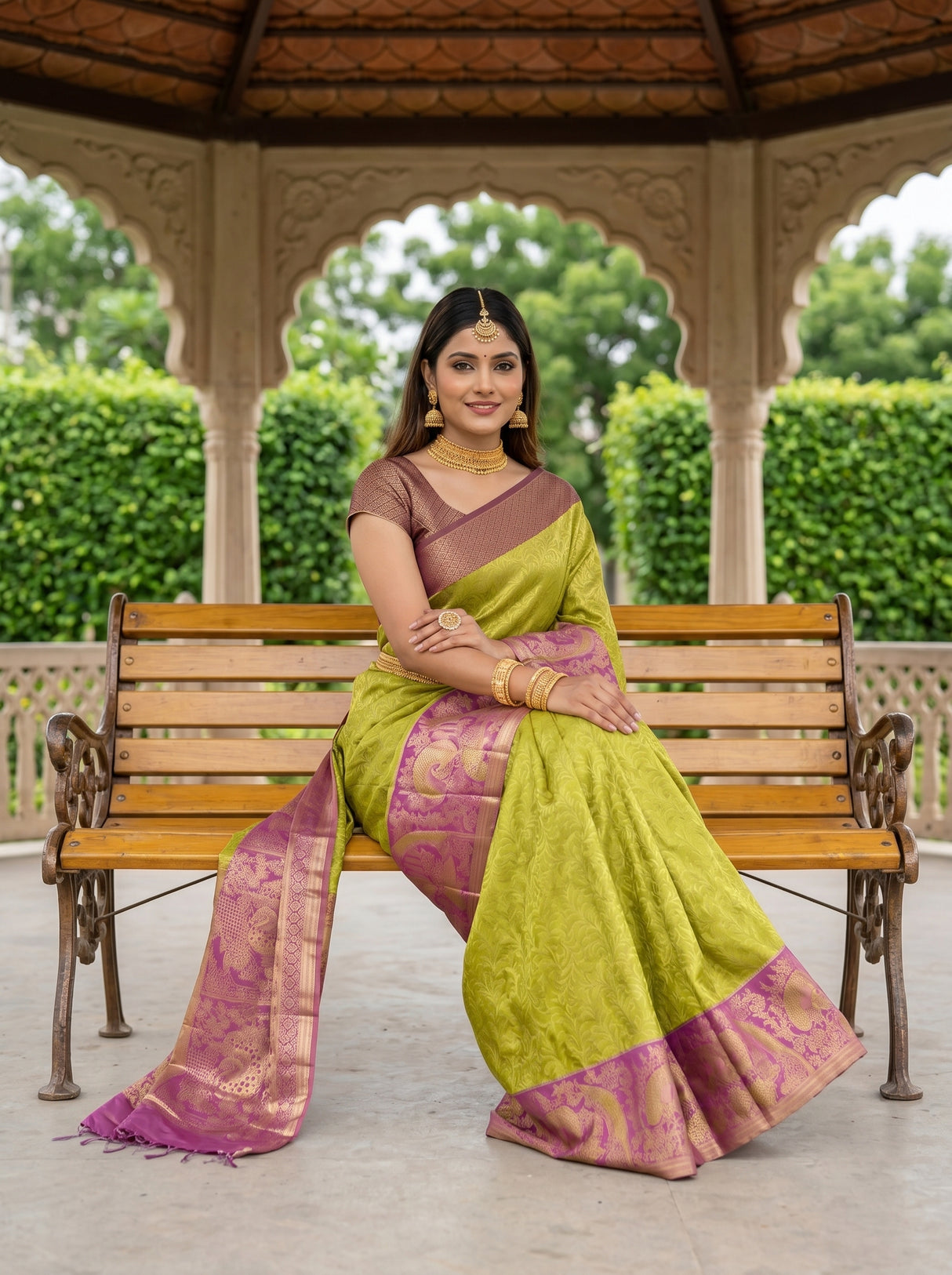 MIMOSA Saree Saree — pose 8 styling detail