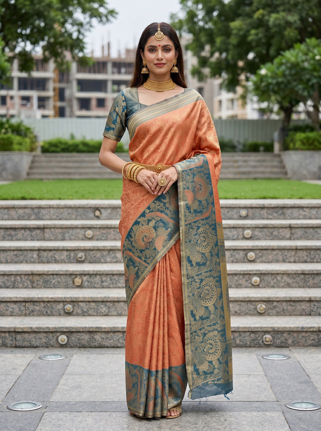 MIMOSA Saree Saree — front view on mannequin