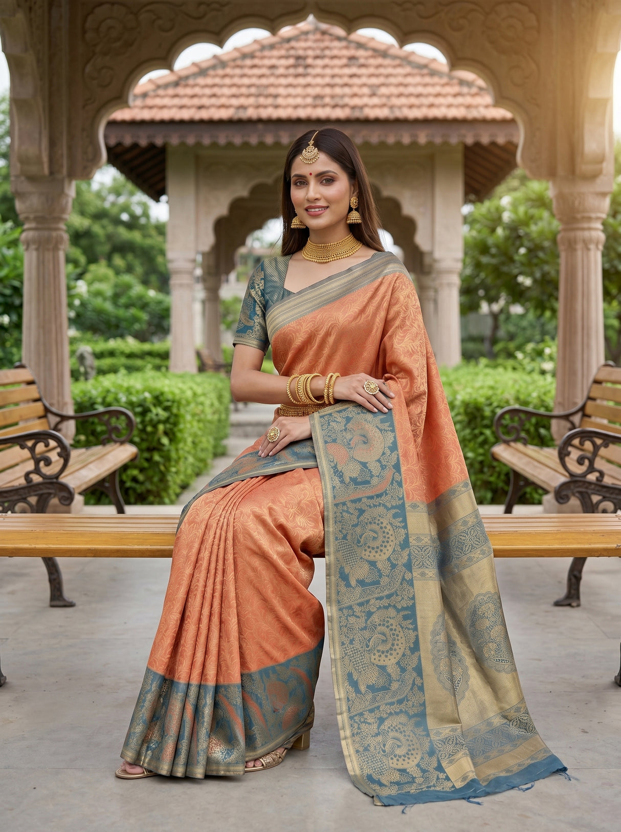 MIMOSA Saree Saree — pose 8 styling detail
