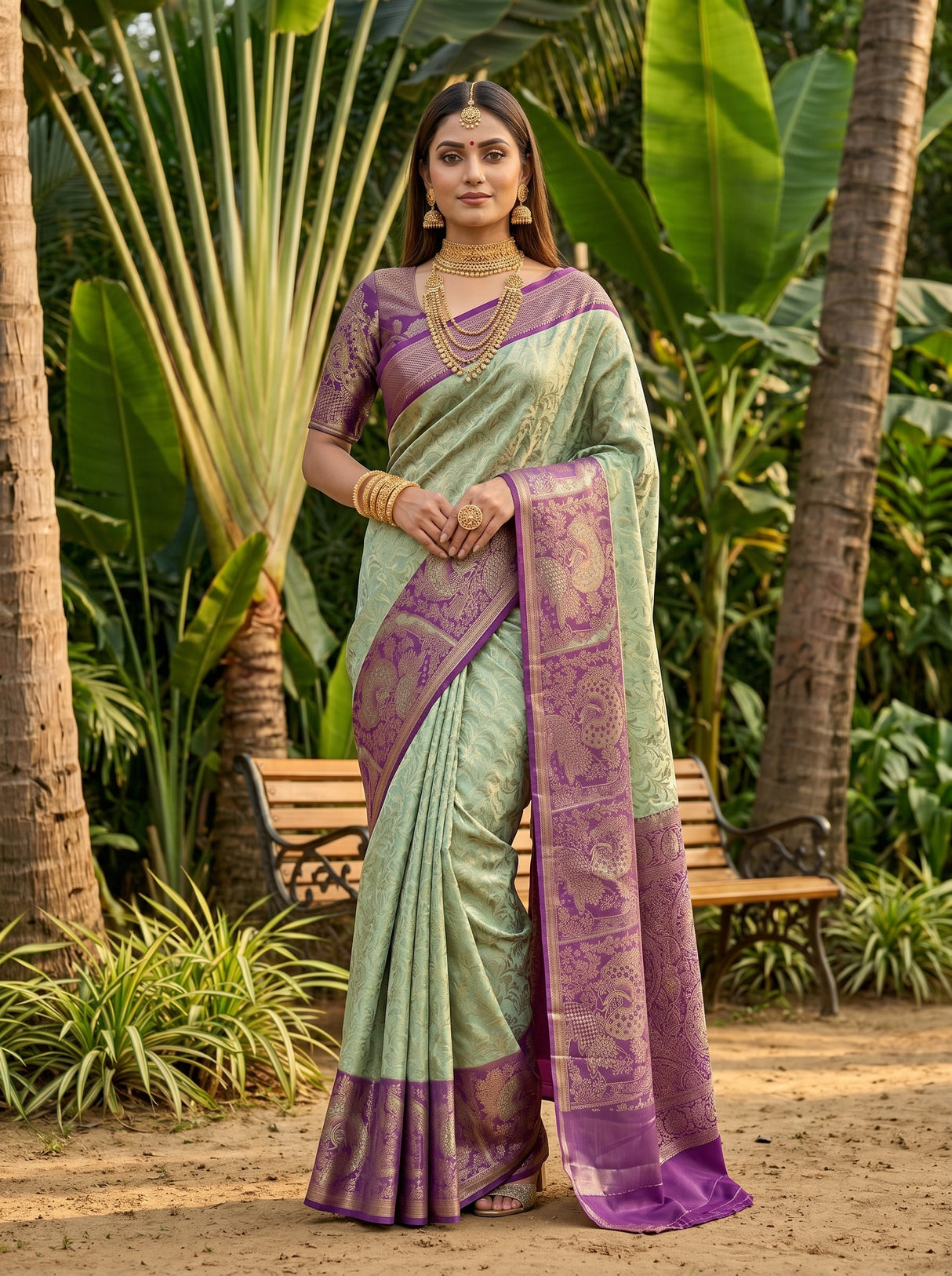 MIMOSA Saree Saree — pose 5 styling detail