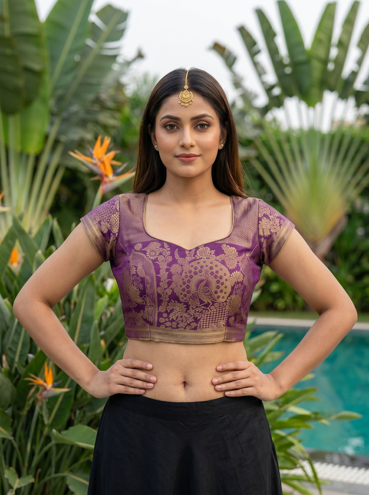 MIMOSA Saree Saree — blouse close-up