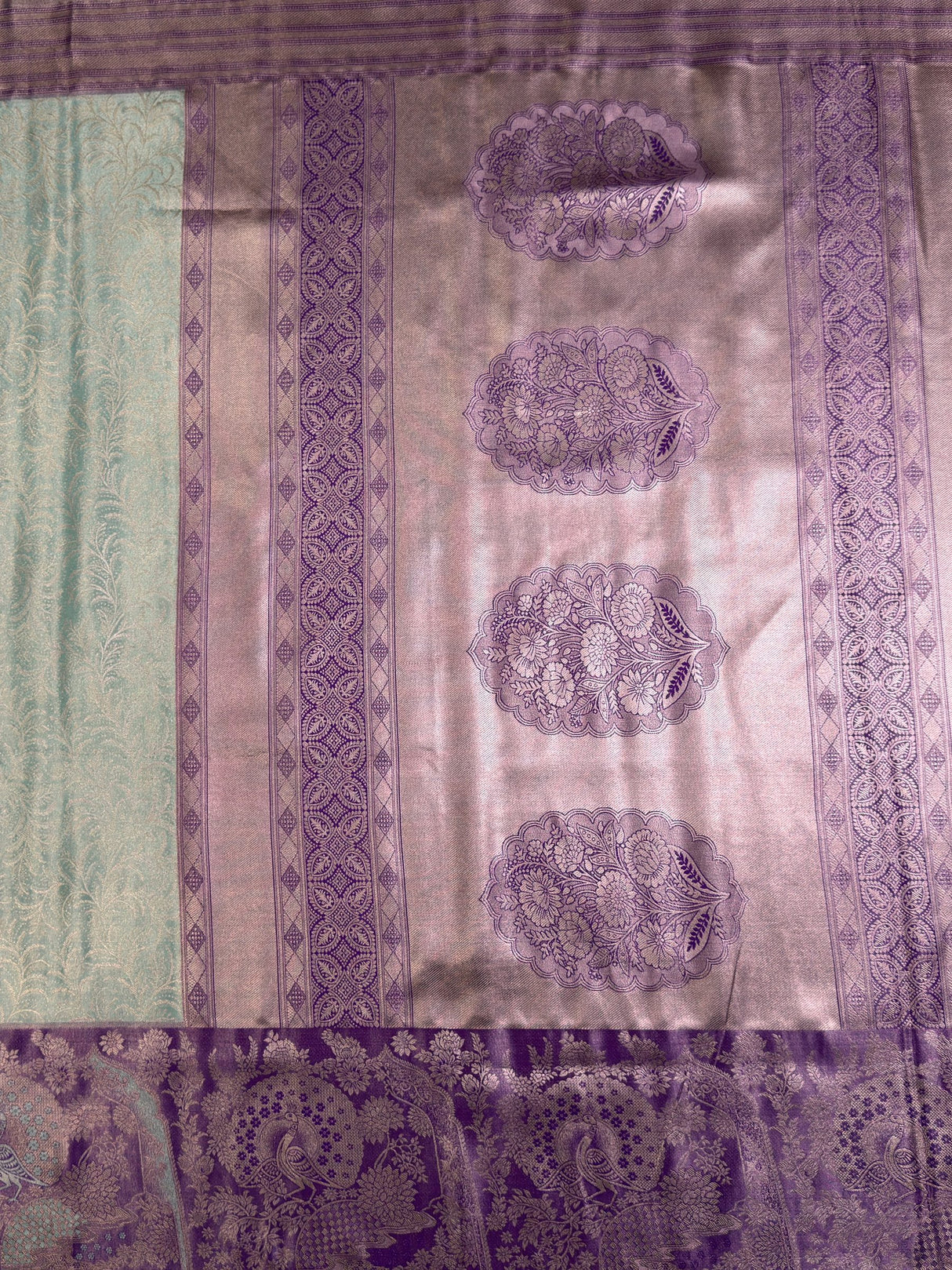 MIMOSA Saree Saree — pallu and zari work detail