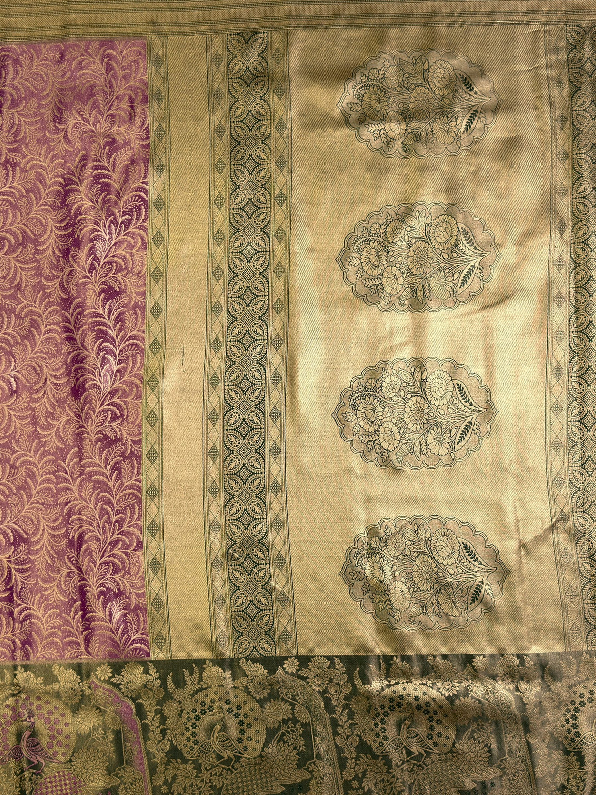 MIMOSA Saree Saree — pallu and zari work detail