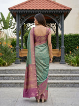 MIMOSA Saree Saree — pose 2 styling detail