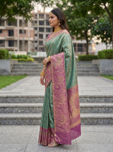 MIMOSA Saree Saree — pose 3 styling detail