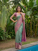 MIMOSA Saree Saree — pose 4 styling detail