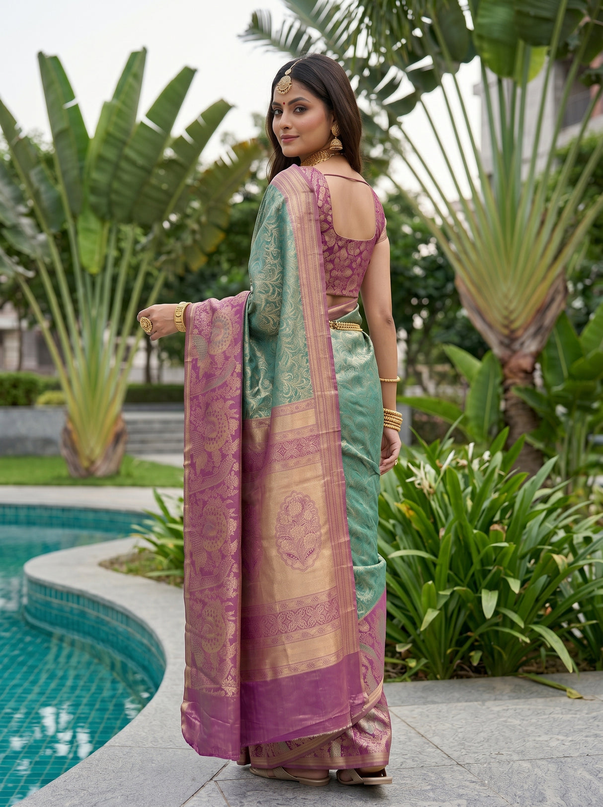 MIMOSA Saree Saree — pose 7 styling detail