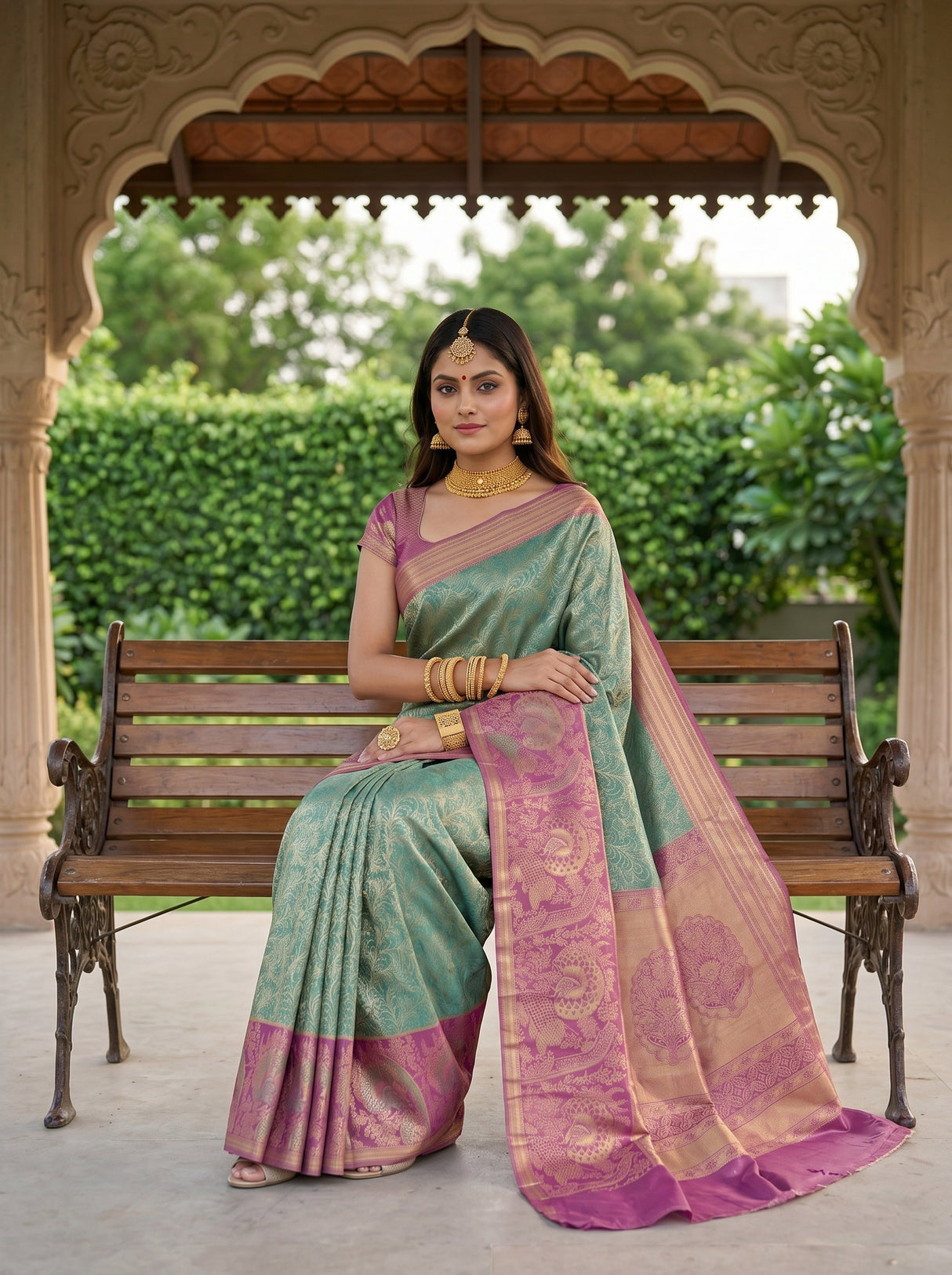 MIMOSA Saree Saree — pose 8 styling detail
